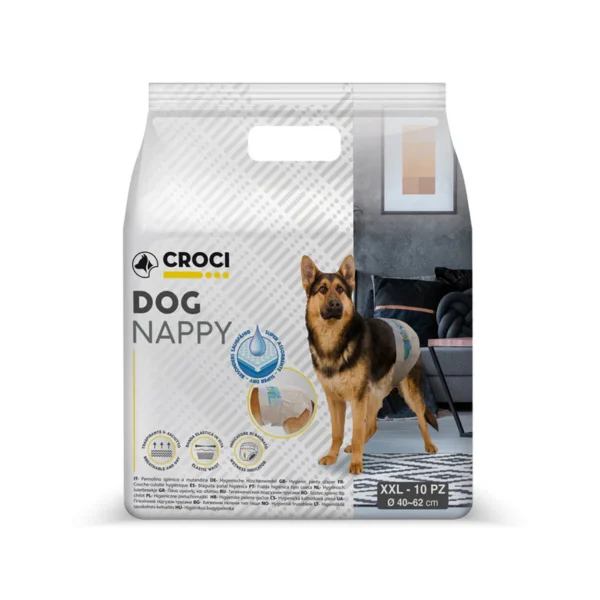 Pannolini per cani Dog Nappy XXL (pz10) 50-75 circ.