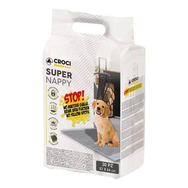 Tappetini_per_pipi_cani_Super_Nappy_57.54_30 Tappetini igenici Super Nappy 57x54 (pezzi 30)