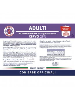Vet Line Adulto Cervo Kg 12,5