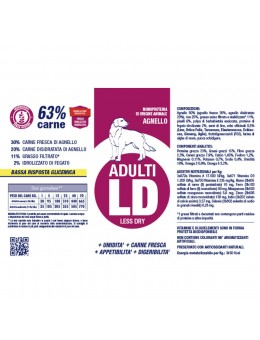 Adulti LD Agnello 12 Kg (4 Pezzi x 3 Kg)
